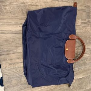 Long camp navy bag